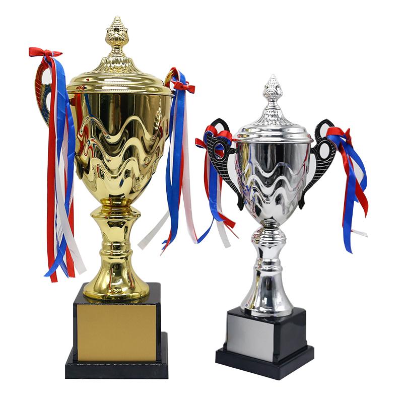  Large Golden Custom Metal Trophy Components Sport Medals Prize Cup Winner Souvenir Awards