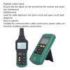 Cable Short Circuit Finder, Mute Function Cable Detector MS6818 for Power Supply Systems, Lightweight for Electricians In Buildings and Construction