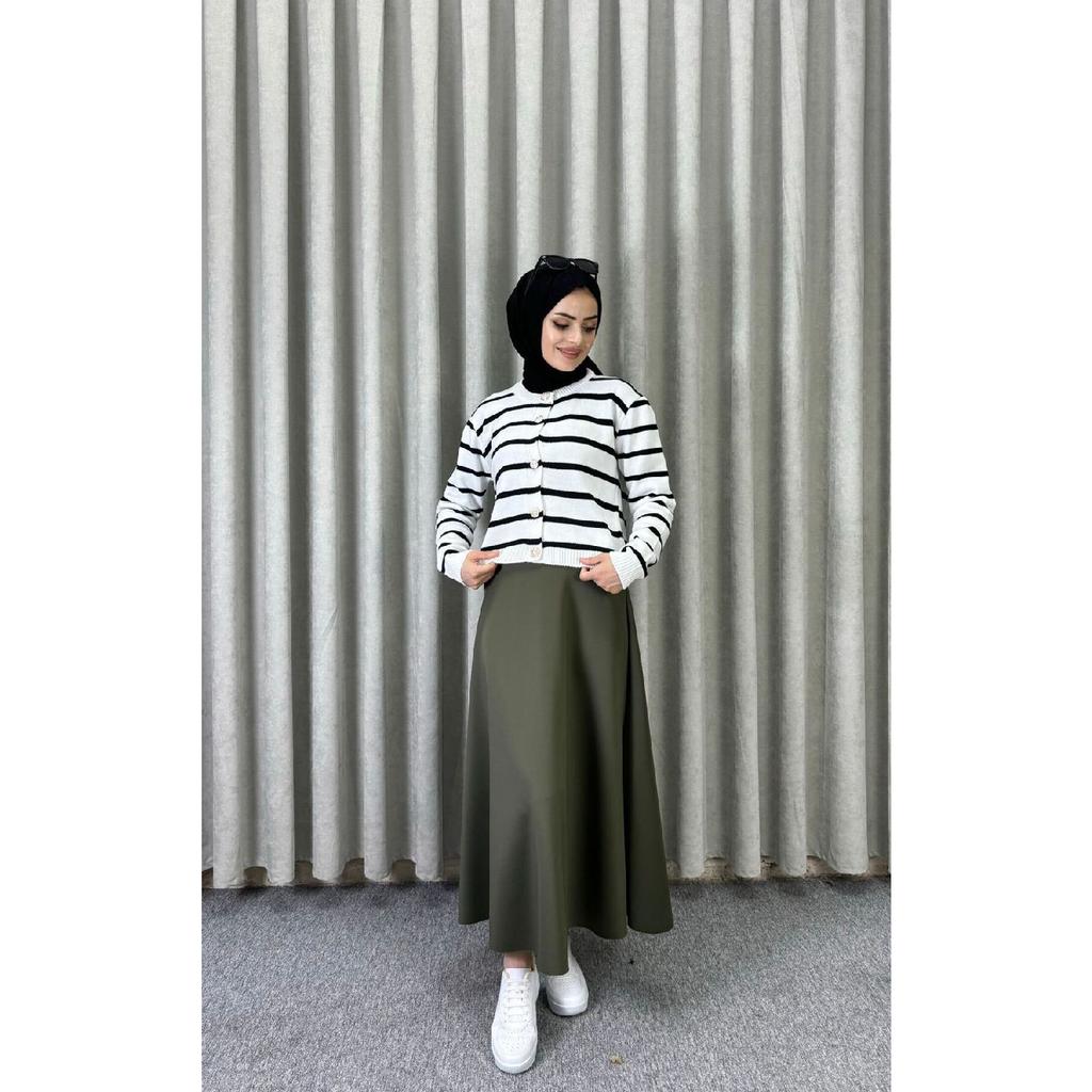 Расклешенная юбка в хиджабе Scuba