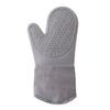 Anti-Scalding Silicone Canvas Gloves, Thickened Heat-Insulated Kitchen Gloves, Oven Baking Heat-Insulated Silicone Gloves