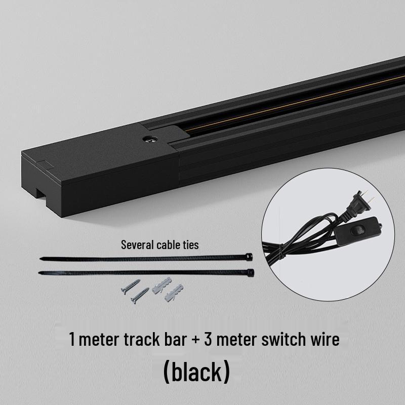 Медный рельсовый светодиодный прожектор для растений: Универсальный алюминиевый трековый светильник, 0,5 м рельс