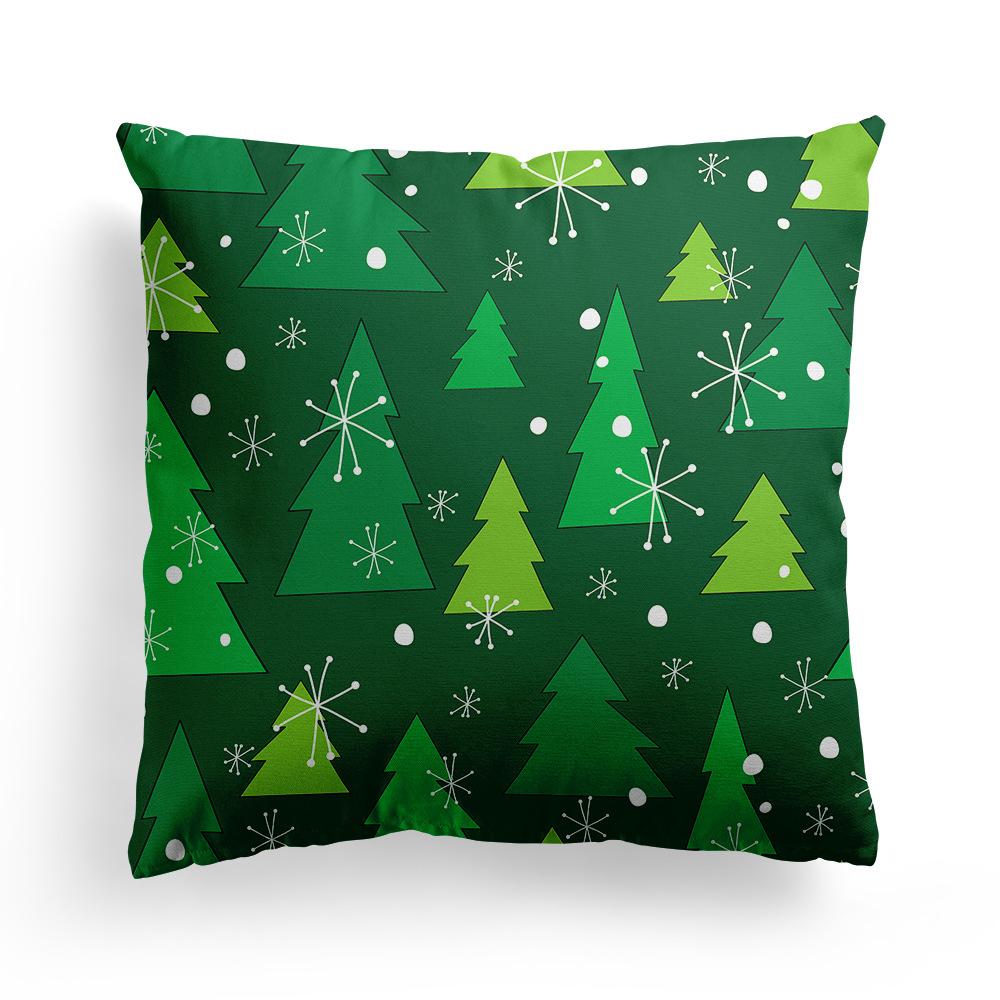 Fresh Green Christmas Pillow Cover Home Ornament Pillow Sleeping Pillow Cushion Cover Premium Durable Quality Useful