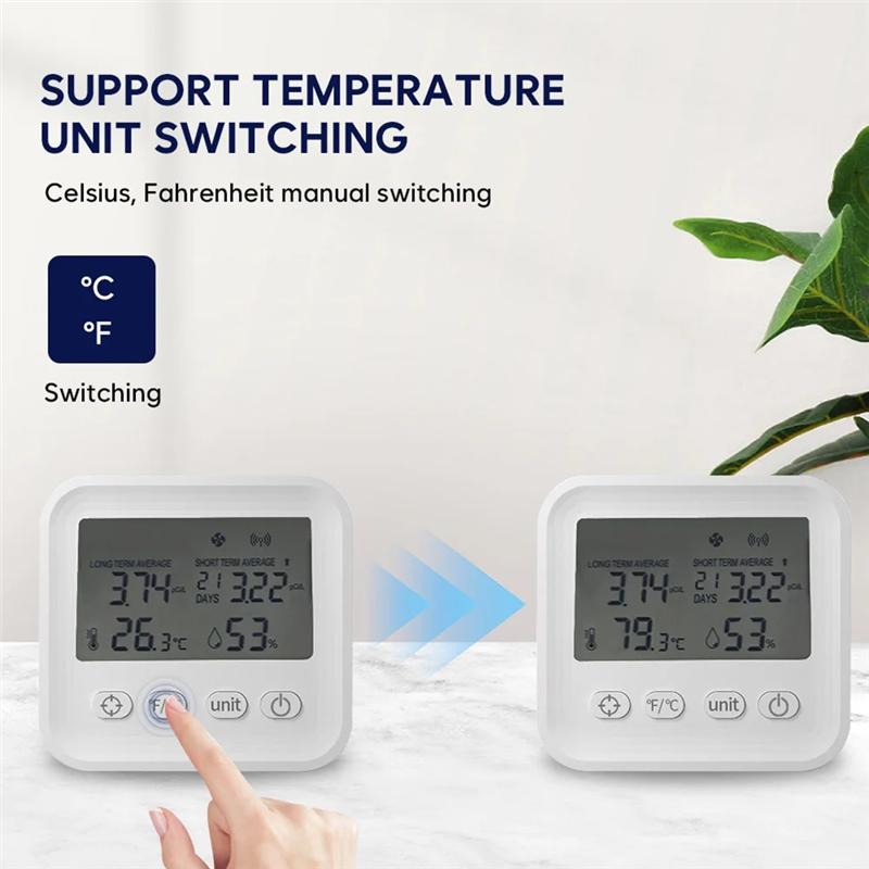 Тренд 2025 Мини Монитор Качества Воздуха Радона Датчик Радона Монитор Для Шахт, Туннелей, Учреждений И Других Мест