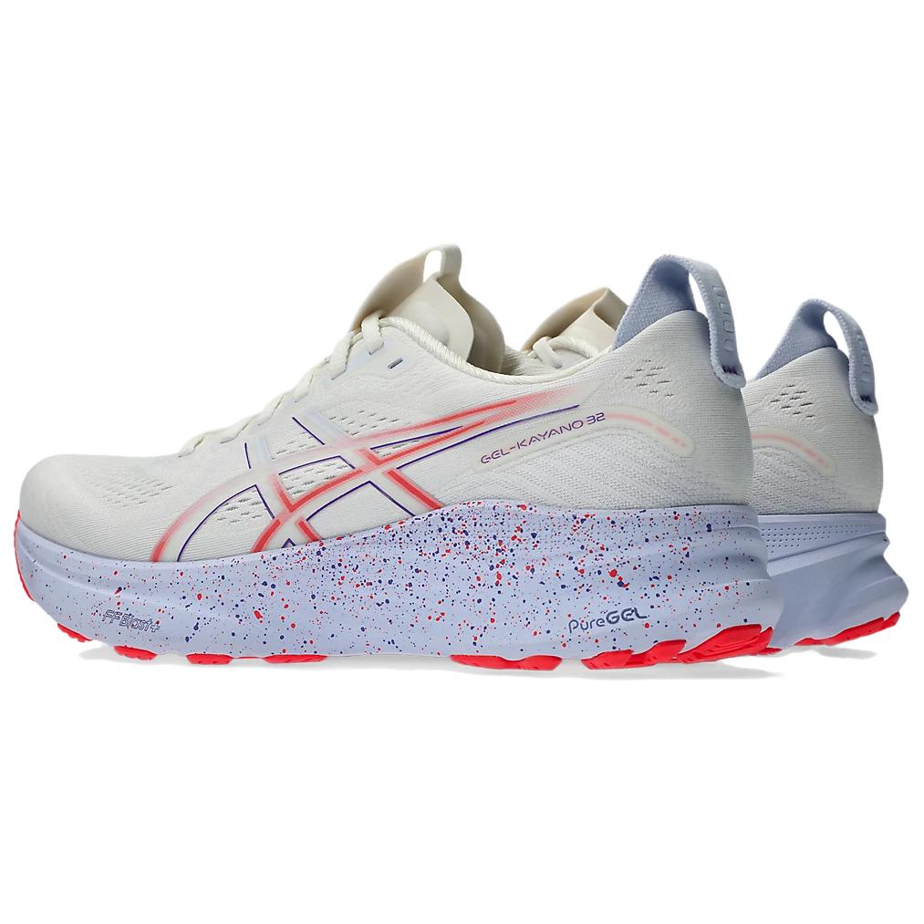 Asics Gel Kayano 32 Tokyo Cream Edo Purple Мужские Кроссовки Белые 1011C140-500