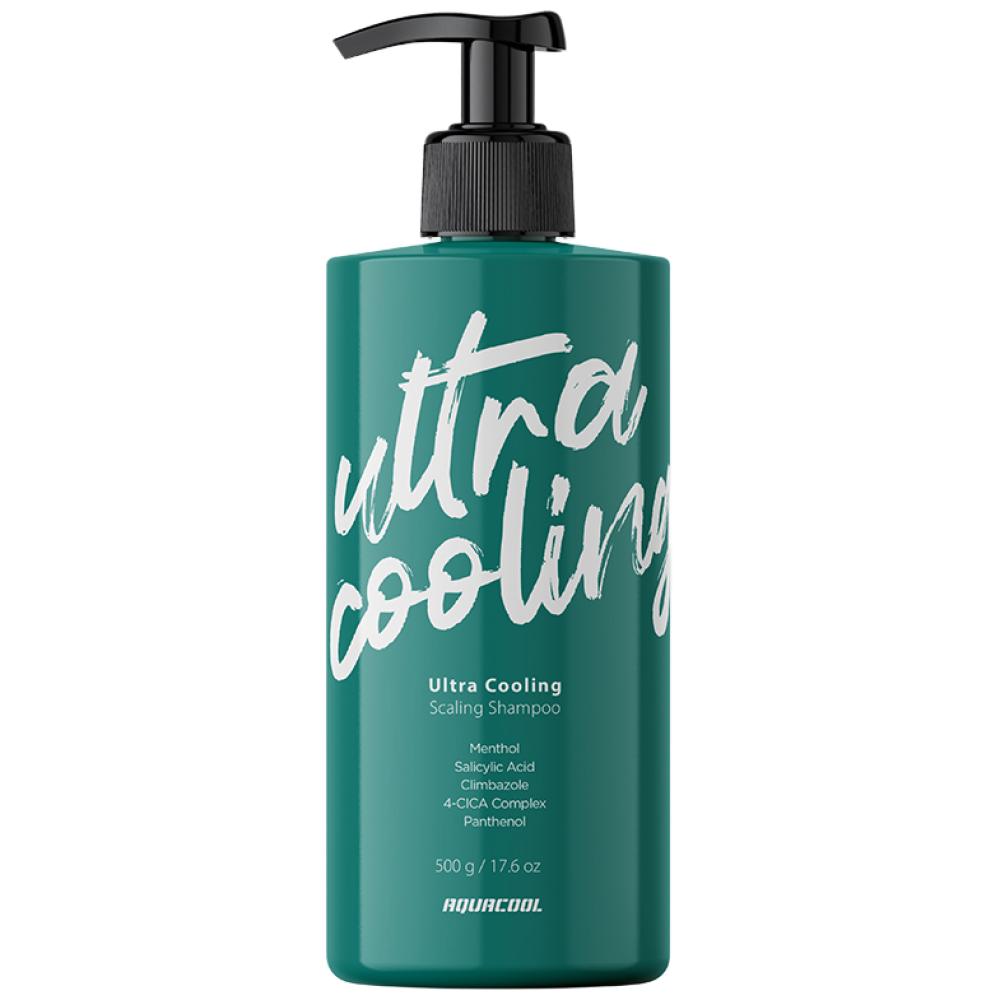 Aqua Cool Ultra Cooling Scaling Dandruff Shampoo Dandruff, Itch, Scalp Exfoliation Care 1 pcs 500ml