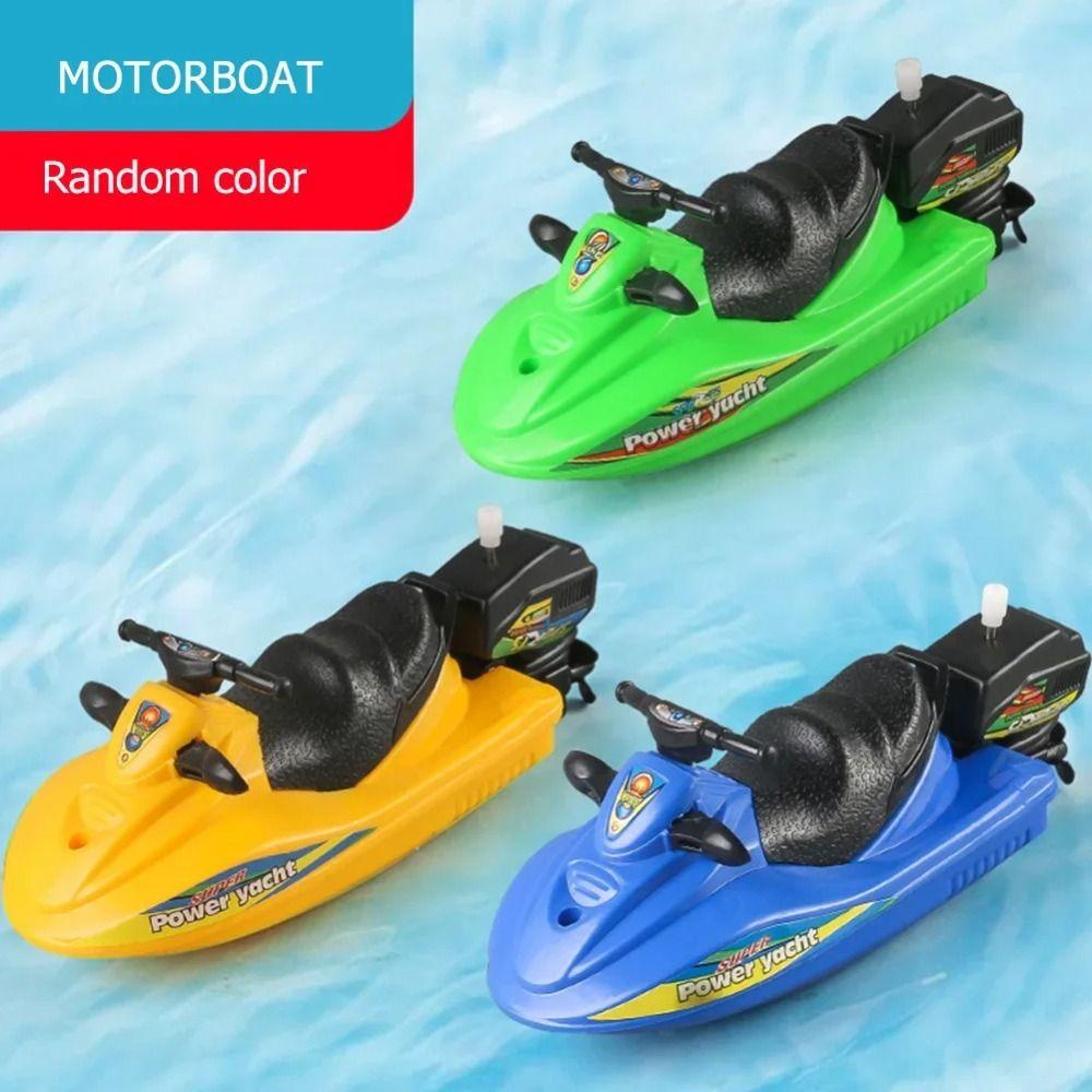 Плавающая в воде моторная лодка заводные игрушки маленький пароход детские игрушки для ванной подарок
