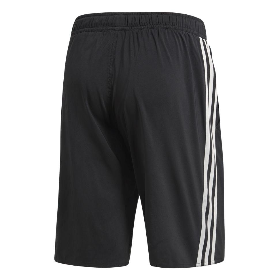 Adidas Mens Training Series Moisture-Wicking Breathable Striped Shorts Men Shorts Black DJ2131