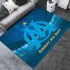 Olympique de Marseille Carpet Rug for Living Room Bedroom Home Sofa Decoration,Kids play Non-slip Floor Mat