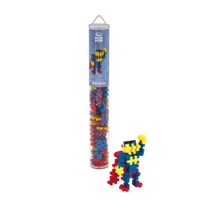 Конструктор Plus-Plus в тубе Super Heroes 100 деталей 4106 Оригинальный 300.4106