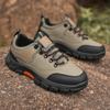 New Men's Sports Hiking Shoes  Men's Anti Slip Training Shoes Leather Outdoor Oversized 48 Autumn Hiking and Jogging Shoes