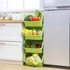 Прочная штабелируемая корзина для хранения полый органайзер для фруктов и овощей кухонный инструмент