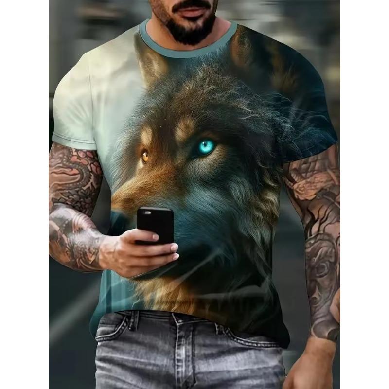 Мужская футболка в полоску с 3D-принтом, уличный топ, креативная повседневная одежда для отдыха и спорта, модный тренд, персонализированная нейтральная одежда