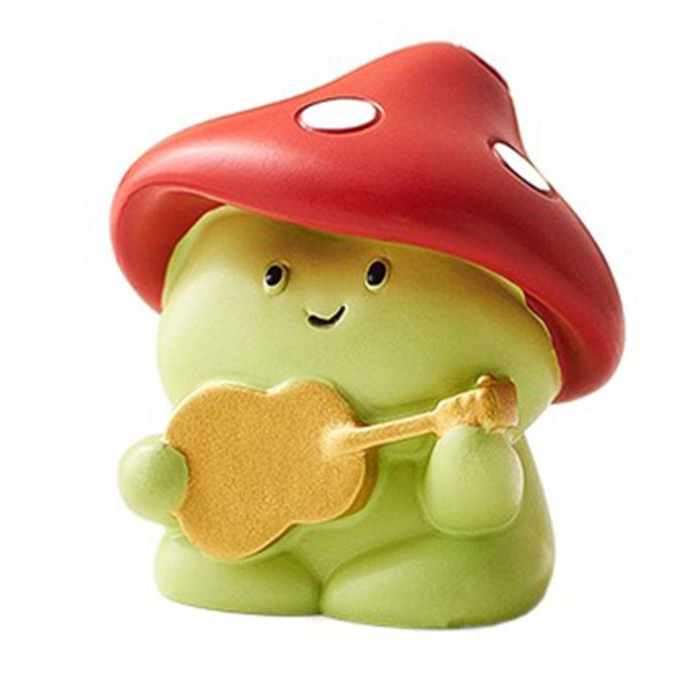 Statue Anime Frog Desktop Decoration Handmad Mini Frog Model Toy Kids Birthday Gift