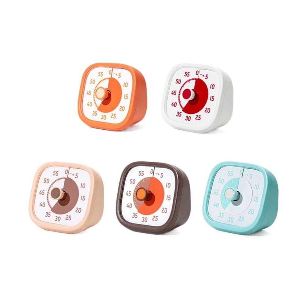 Ultra Silent Countdown Timer Square Kitchen Timer 60 Minutes Visual Timer  Reading Room