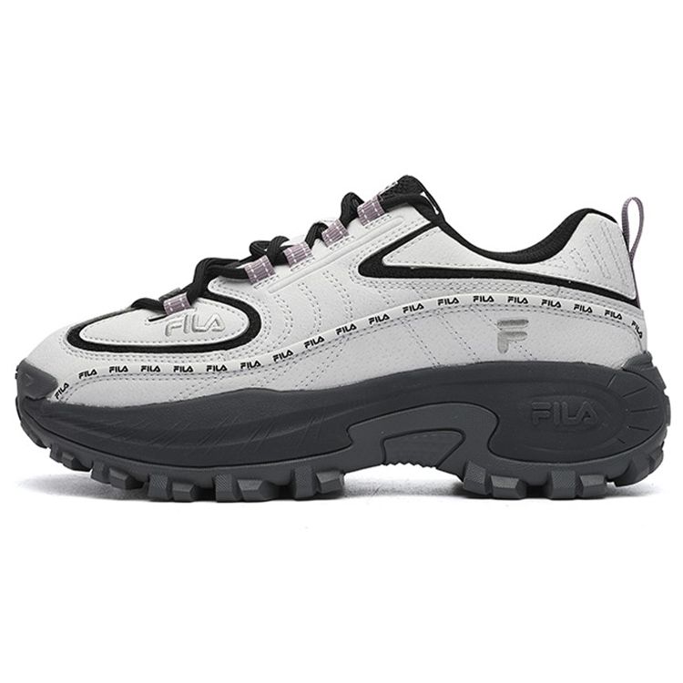 Fila Модные кроссовки Спортивные Повседневные Амортизирующие Прочные Низкие Кроссовки для пап Женские кроссовки Серые Черные F12W144136FNB