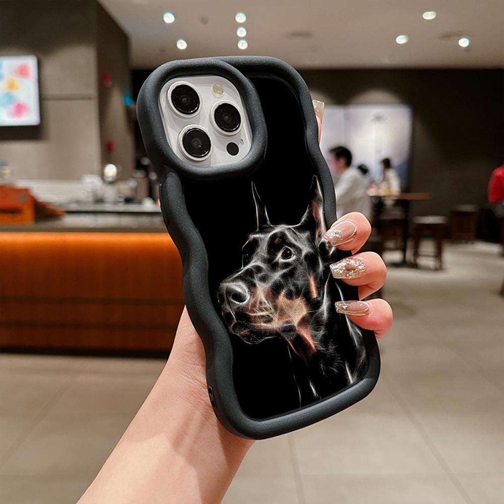 Мягкий чехол из ТПУ Macaron для телефона Xiaomi Poco X3 X5 X6 M6 Redmi 10C 12C 13C Redmi Note 9 10 11 12 13 Pro 10s 11s 12s, чехол Ae52 с изображением собаки Добермана