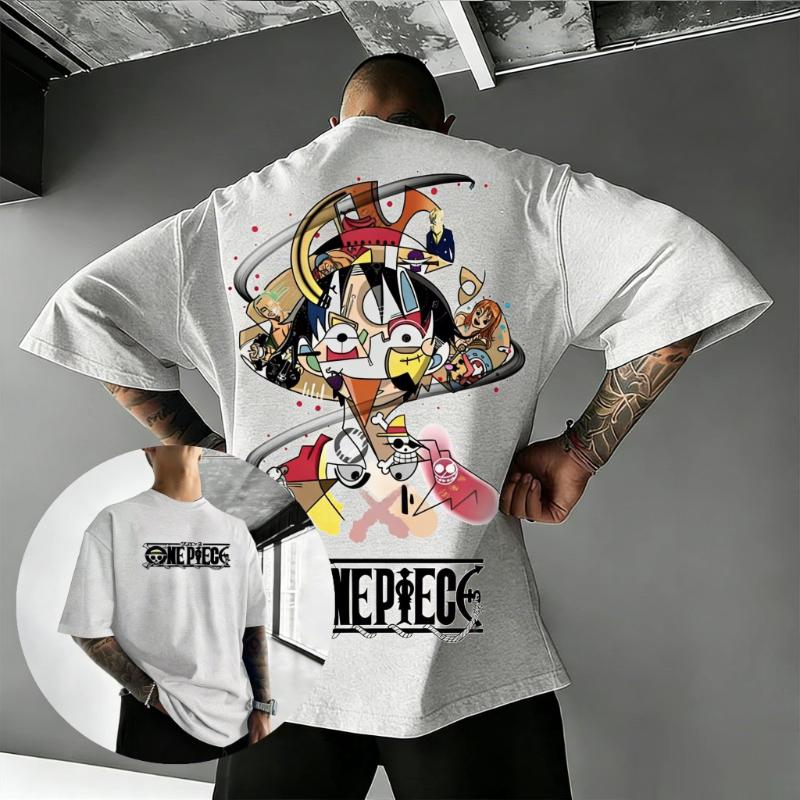 Unisex Y2k One Piece Anime Luffy T Shirt Men Women Loose Casual Short Sleeve Graphic Tee Summer 2026 Streetwear Oversized Tops