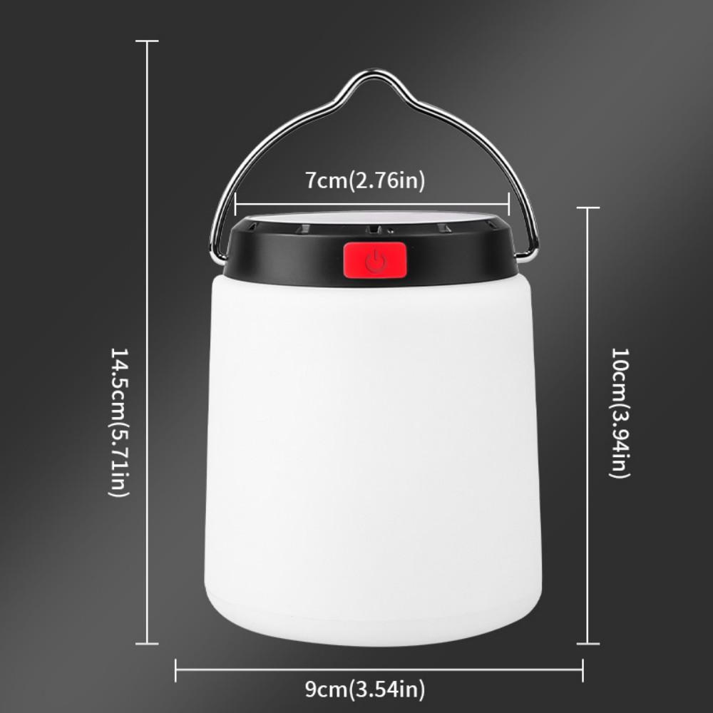 800mAH Solar LED Camping Lantern, 3 Modes Waterproof Portable Emergency Camping Outdoor Tent Light for Power Outage, Hiking, Hurricane, Patio, Yard