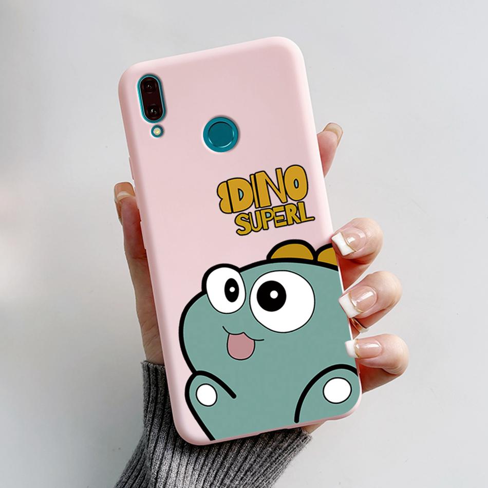 Силиконовый чехол для Huawei Y9 2019 Чехол JKM-LX3 Мультяшный Мягкий ТПУ Fundas Чехол для телефона Для Huawei Y9 2019 Y 9 Чехлы Ударопрочный Coque