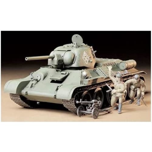Tamiya 1/35 Военная миниатюра Серия Нет. 149 Советский армейский танк Т-34/76 Модель 1943 года Челябинск Пластиковая модель 35149