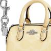 New COACH Rowan Leather Bag Accessory Mini Women's Yellow CX068-SVMN0