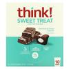 Think!, Sweet Treat, High Protein Bar, Chocolate & Cream Cupcake, 10 Bars, 57G (2.01Oz) Each
