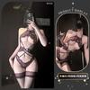 Sex underwear sexy lace European and American style hollow temptation strap onesie milk leakage abstinence set