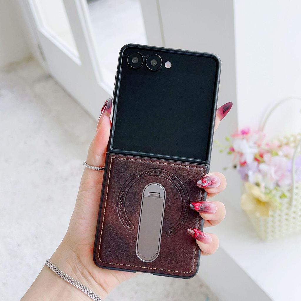 Samsung Z Flip7 Armor Shield Вращающаяся подставка Магнитный чехол