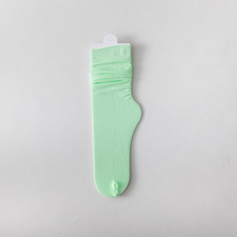 Женские носки из ледяного шелка, летние ультратонкие крутые носки, яркие, сладкие дышащие носки, Calcetines De Mujer Femmes Chaussettes