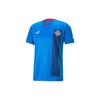 Iceland Home 22/23 Replica Jersey V-Neck Logo Straight Short Sleeve T-Shirt Men Tops Blue 766067-01