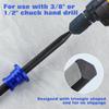 Oil Pump Primer Tool for GM Chevy V6 V8 327 350 355 383 388 400 406 427 434 454 SBC BBC Engine Small Big Block Oil Pump Priming Tool, Blue
