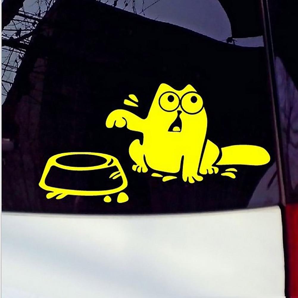 Стильные милые наклейки с изображением кота Саймона, кузова автомобиля, окна, светоотражающие наклейки, украшения, авто наклейки