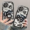 Подходит для чехла для мобильного телефона Apple 14promax IPhone 13 Прозрачный Креативный 11/12 Хахаха Подставка 7plus