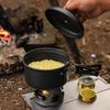 DS-200 Portable Camping Stove Set: Non-Stick Pan for 1-2 Persons