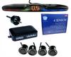 Reversing parking sensors 4x display black