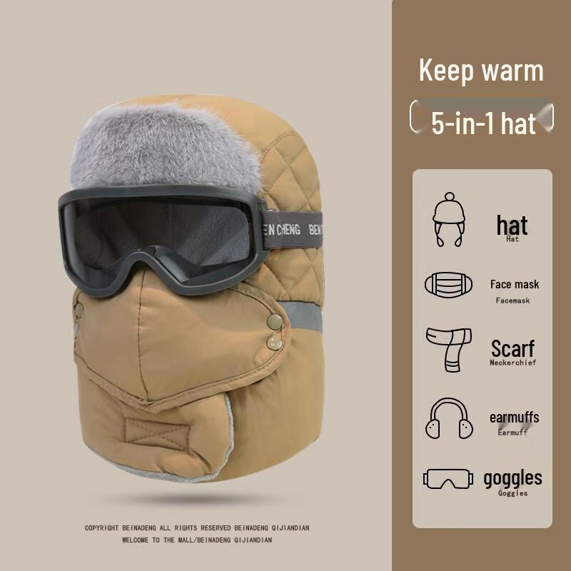 HANDUNYOU Winter Cycling Trapper Hat