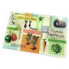 [N5692] - Cutting Board / Trivet 'At the Market Primeur' Fruits and Vegetables (30x20 Cm)
