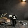 1 шт. Хэллоуин Декор Фэнтези 3D-печать Креативные PLA Настольные украшения Праздничные украшения Темные Скульптуры Черепа Жнец