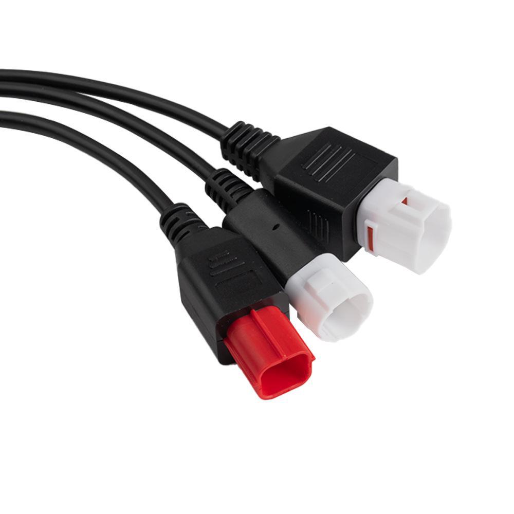 Кабель-адаптер для мотоциклов Yamaha и Honda с 3+4+6-контактными соединениями к OBD 16-контактному.