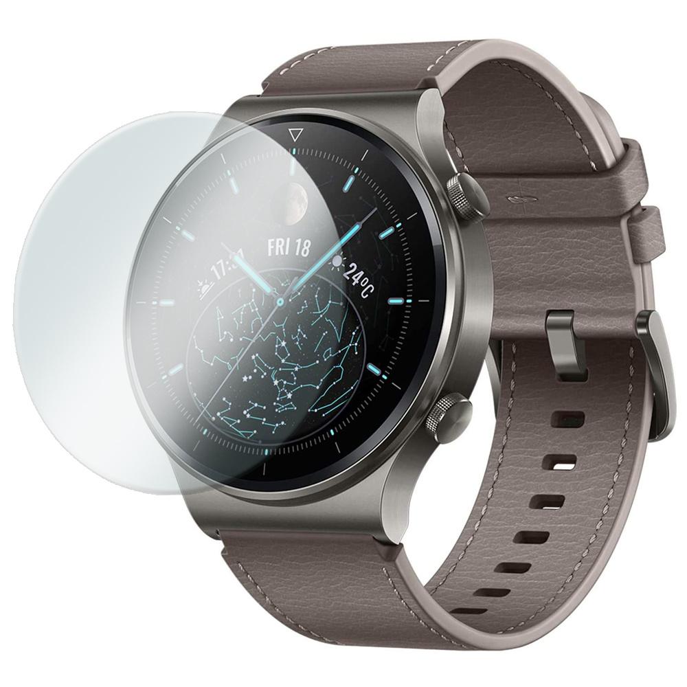 2x ERBORD Tempered Glass for Huawei Watch GT 2 Pro, Glass
