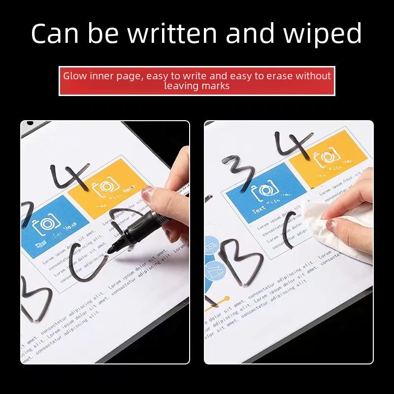 Упаковка из 100 прозрачных папок формата А4 с 11 отверстиями, защита листов для папок с 3 или 4 отверстиями