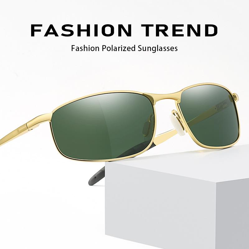 Металлические поляризованные солнцезащитные очки Мужские для вождения, езды, ветрозащитные очки, Мужские и женские для рыбалки, велоспорта, вождения, улицы, UV400
