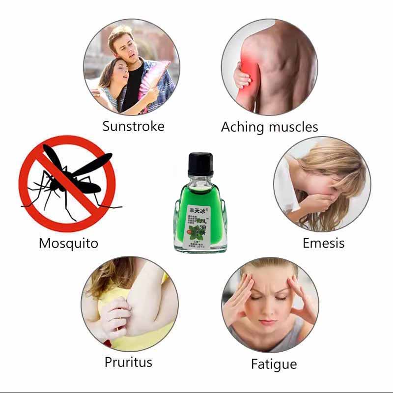 Tiger Balm Fengyoujing for Summer Cool Down Refresh Oneself Prevent Mosquitoes Relieve Itching Prevent Motion Sickness Seasickness
