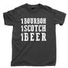 One Bourbon One Scotch One Beer T Shirt I Drink Alone Whisky Whiskey Bar Tee