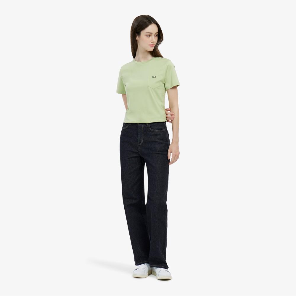 [lacoste] Women's Basic Pocket Short-Sleeve T-Shirt TF556E-56GUYB