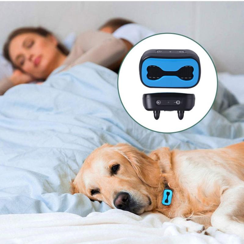 Intelligent Ultrasonic Dog Bark Stopper USB Charging Vibration Automatic Dog Training Device Dog Collar Anti barking Device