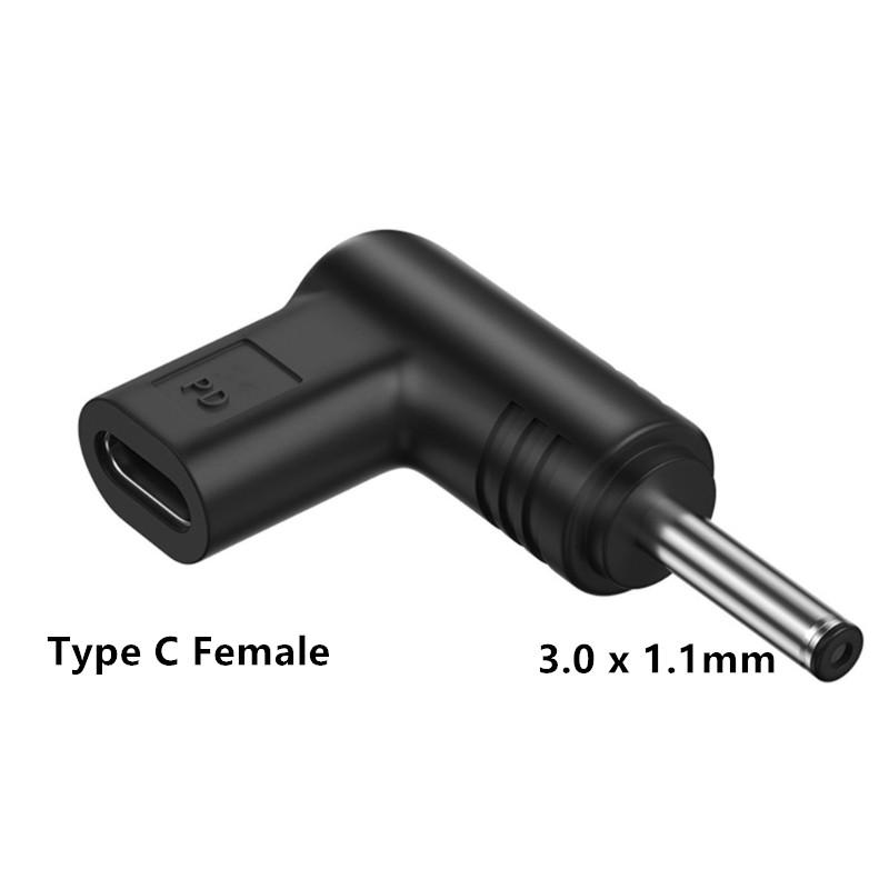 USB C PD в DC Разъем Питания Универсальный 5В 9В 12В 15В 19.5В Type C в DC Jack Штекер Зарядный Адаптер Конвертер для Роутера Планшета