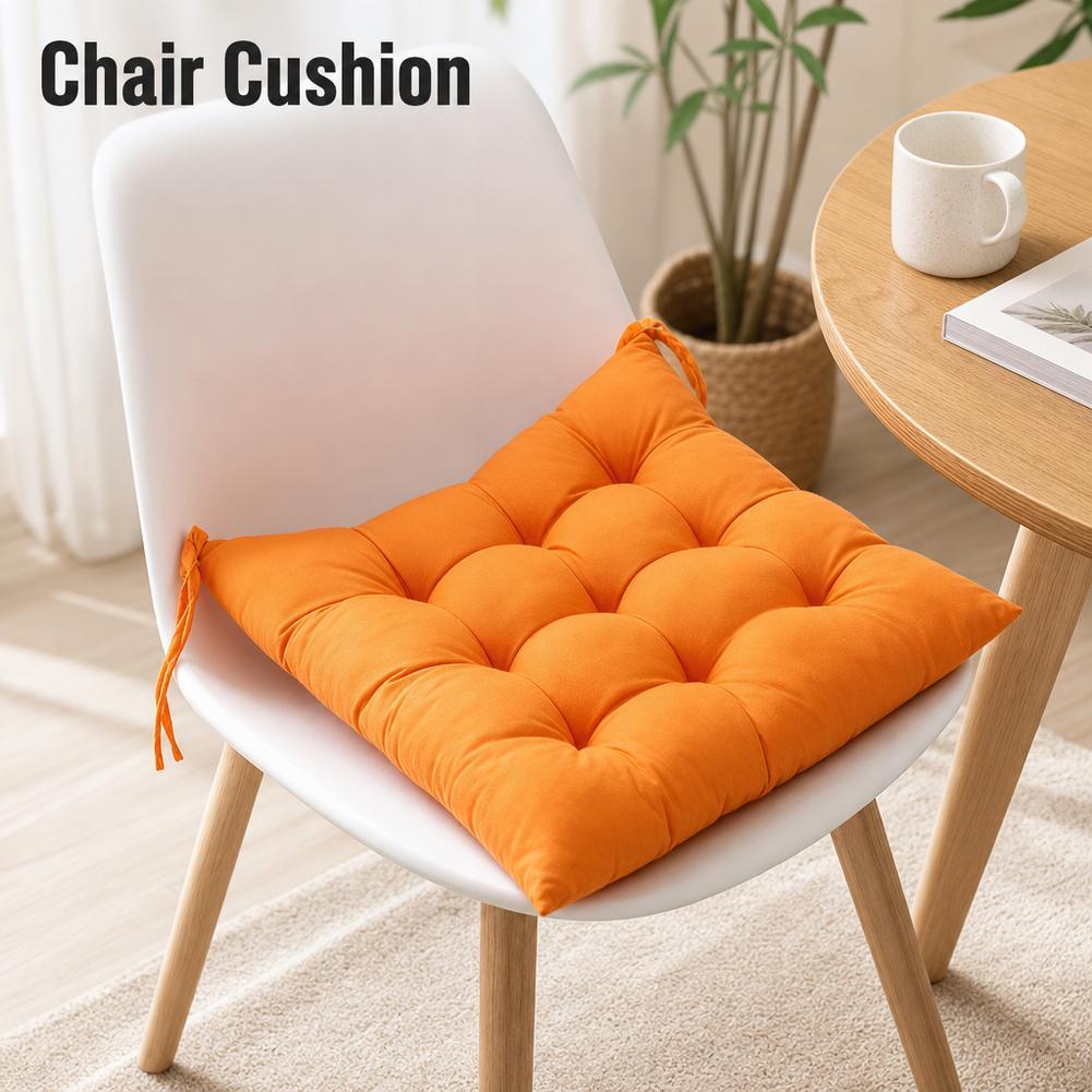 Non-slip Thicken Dining Chair Cushion Soft Padded Cushion Nap Pillow Chair Pad Cushion Round Cushion Winter Chair Cushion