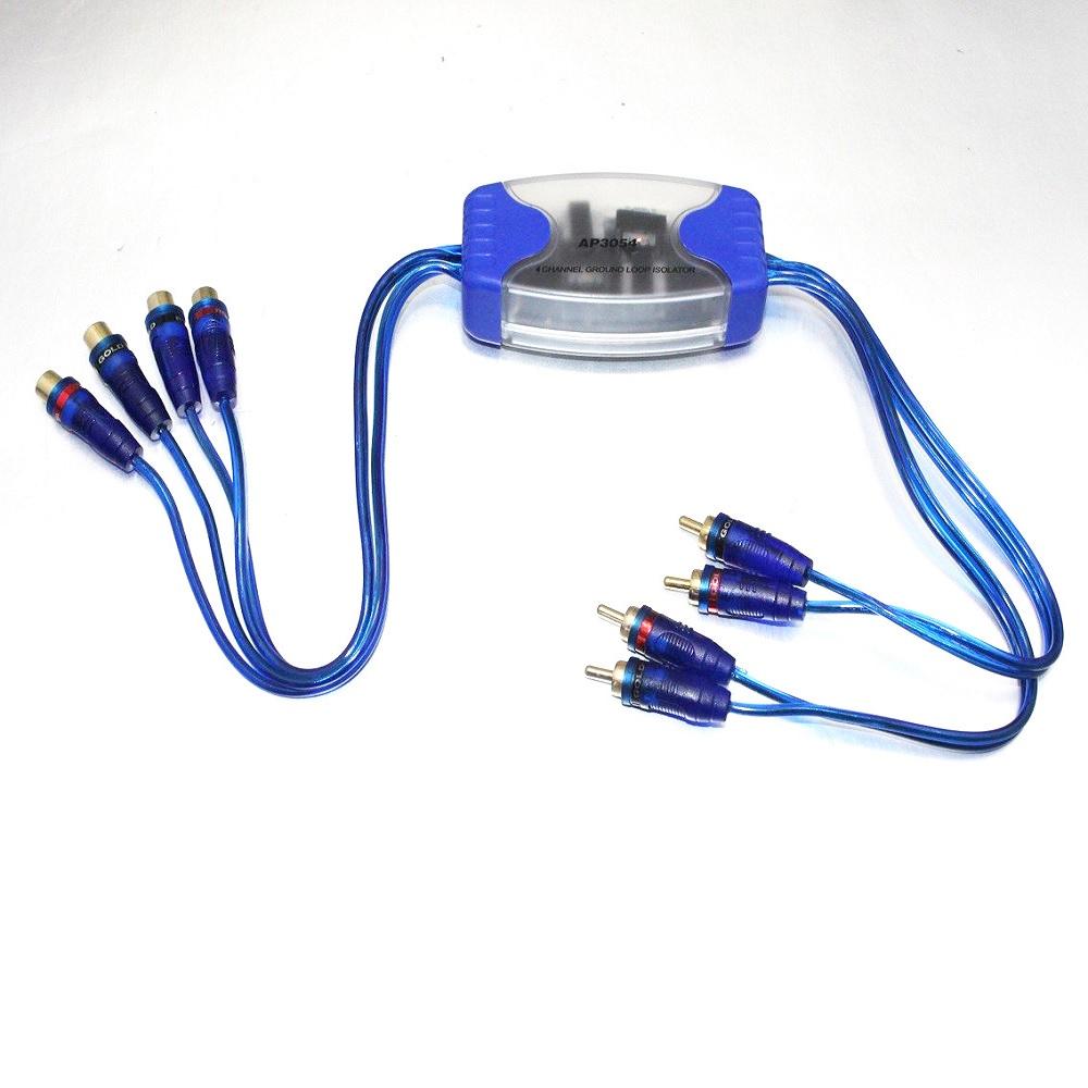 4-канальный RCA аудио фильтр шумов подавитель изолятор земляной петли автомобильная стереосистема 50 Вт