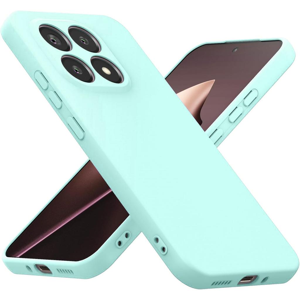 Мягкий жидкий силиконовый чехол для телефона для Xiaomi 15T / 15T Pro Противоударный чехол